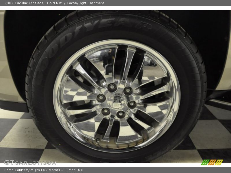 Gold Mist / Cocoa/Light Cashmere 2007 Cadillac Escalade