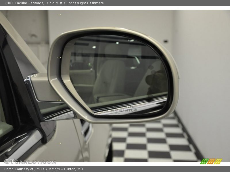 Gold Mist / Cocoa/Light Cashmere 2007 Cadillac Escalade