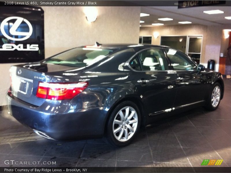 Smokey Granite Gray Mica / Black 2008 Lexus LS 460