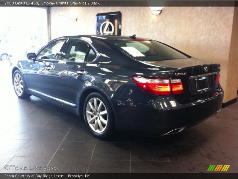 Smokey Granite Gray Mica / Black 2008 Lexus LS 460