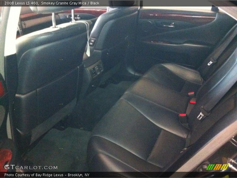 Smokey Granite Gray Mica / Black 2008 Lexus LS 460