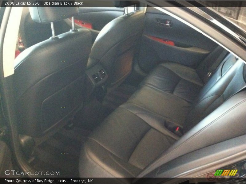 Obsidian Black / Black 2008 Lexus ES 350