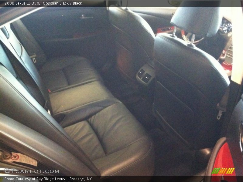 Obsidian Black / Black 2008 Lexus ES 350