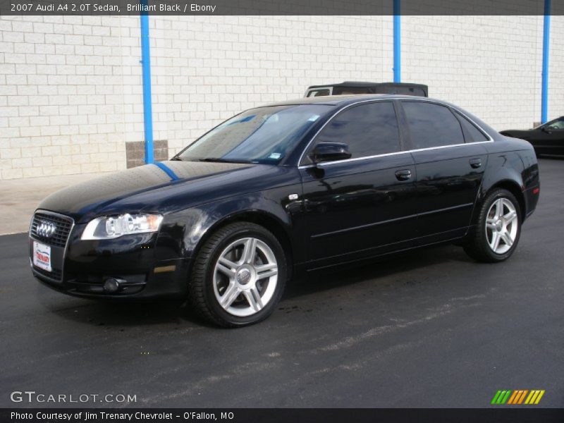 Brilliant Black / Ebony 2007 Audi A4 2.0T Sedan