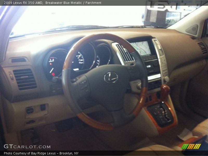 Breakwater Blue Metallic / Parchment 2009 Lexus RX 350 AWD