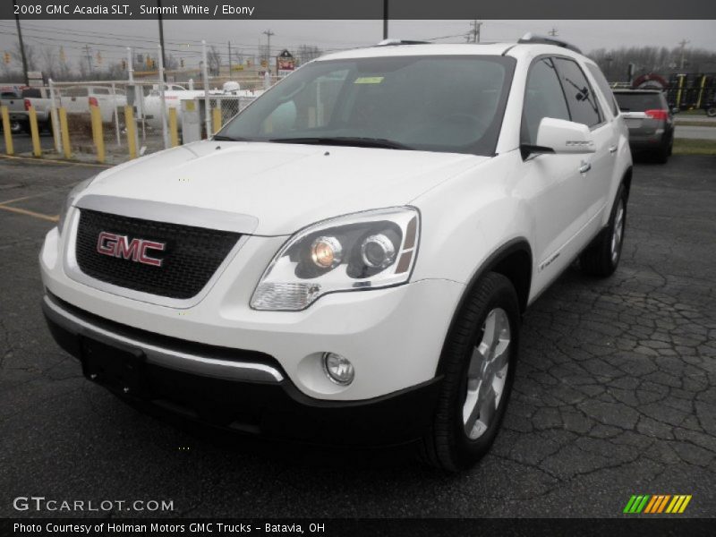 Summit White / Ebony 2008 GMC Acadia SLT