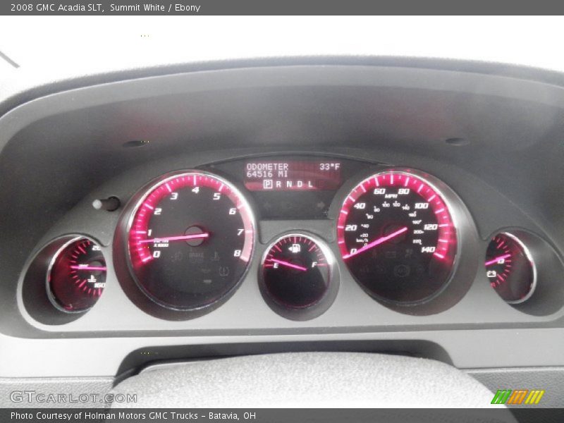 Summit White / Ebony 2008 GMC Acadia SLT