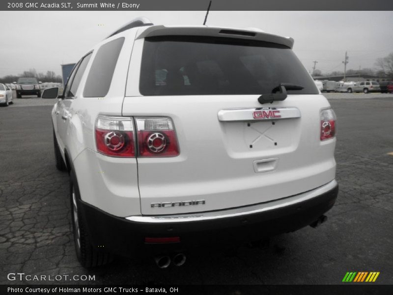 Summit White / Ebony 2008 GMC Acadia SLT