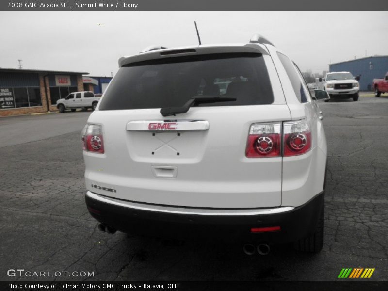 Summit White / Ebony 2008 GMC Acadia SLT