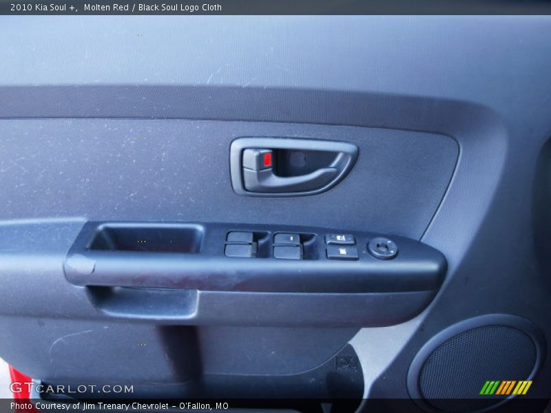 Molten Red / Black Soul Logo Cloth 2010 Kia Soul +
