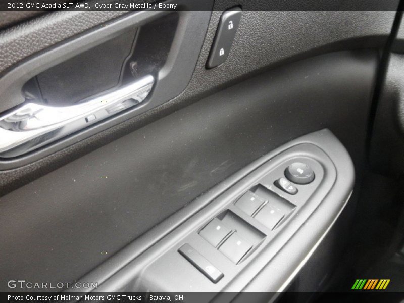 Cyber Gray Metallic / Ebony 2012 GMC Acadia SLT AWD