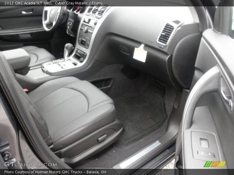 Cyber Gray Metallic / Ebony 2012 GMC Acadia SLT AWD
