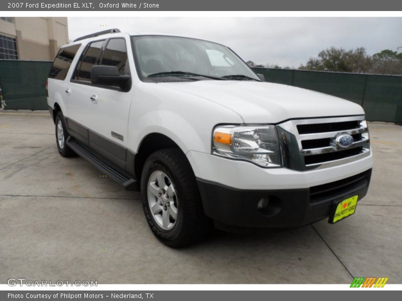 Oxford White / Stone 2007 Ford Expedition EL XLT