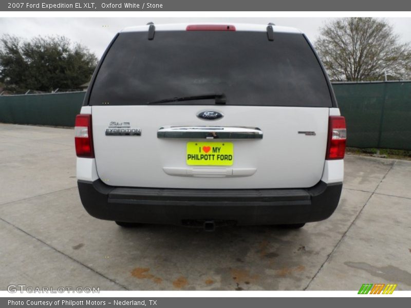 Oxford White / Stone 2007 Ford Expedition EL XLT