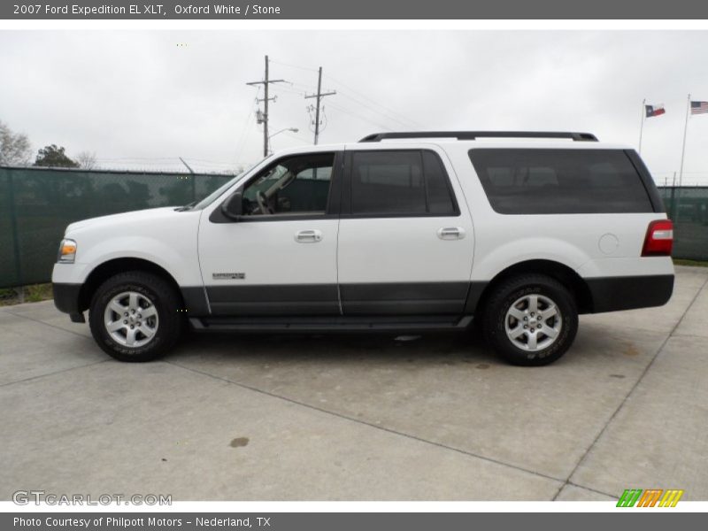 Oxford White / Stone 2007 Ford Expedition EL XLT