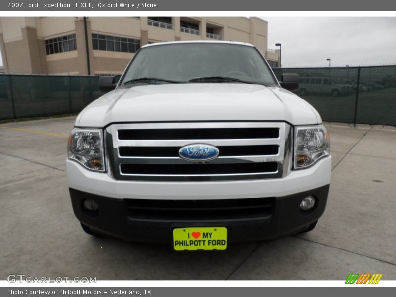 Oxford White / Stone 2007 Ford Expedition EL XLT