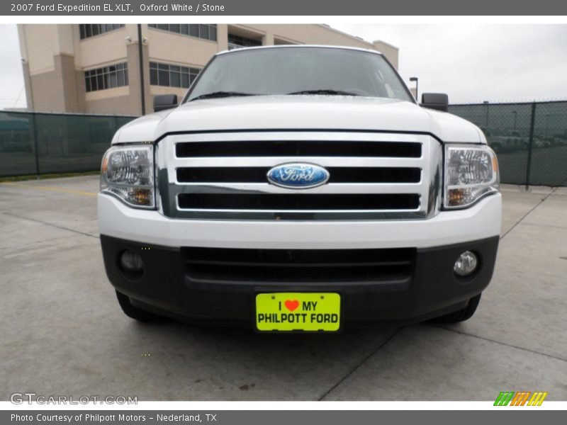 Oxford White / Stone 2007 Ford Expedition EL XLT