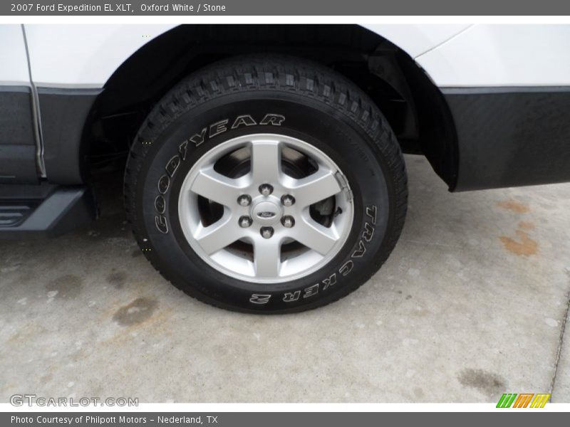 Oxford White / Stone 2007 Ford Expedition EL XLT