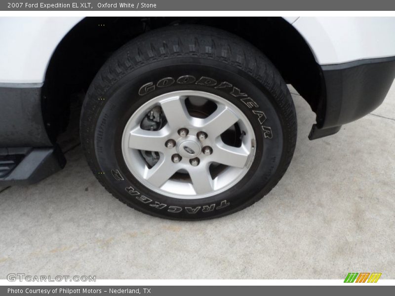 Oxford White / Stone 2007 Ford Expedition EL XLT