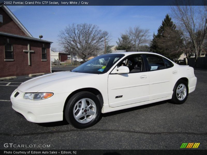 Ivory White / Gray 2002 Pontiac Grand Prix GTP Sedan