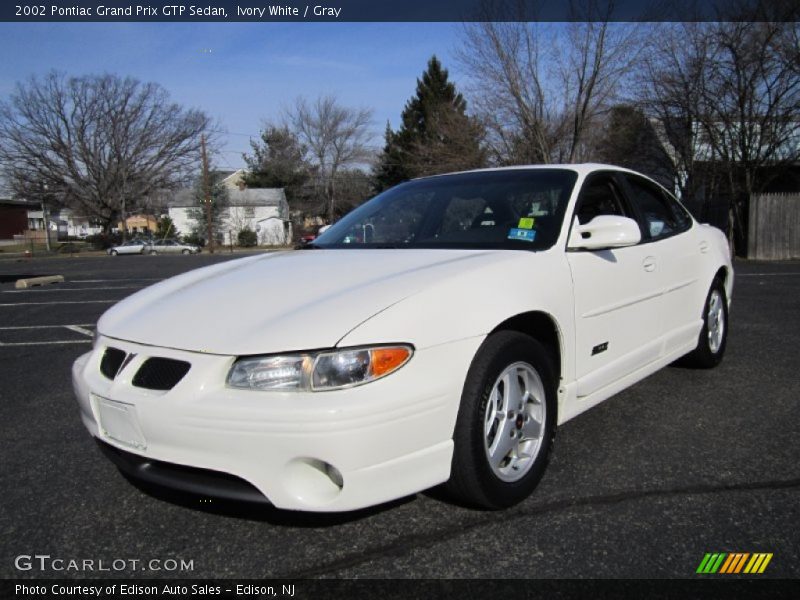 Ivory White / Gray 2002 Pontiac Grand Prix GTP Sedan