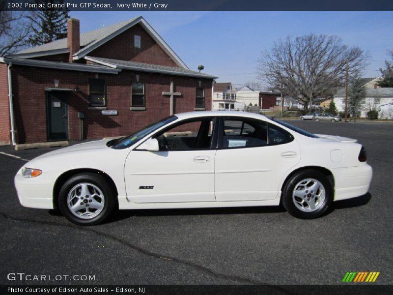 Ivory White / Gray 2002 Pontiac Grand Prix GTP Sedan