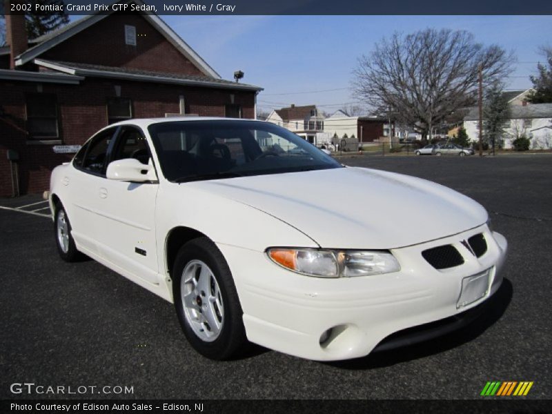 Ivory White / Gray 2002 Pontiac Grand Prix GTP Sedan