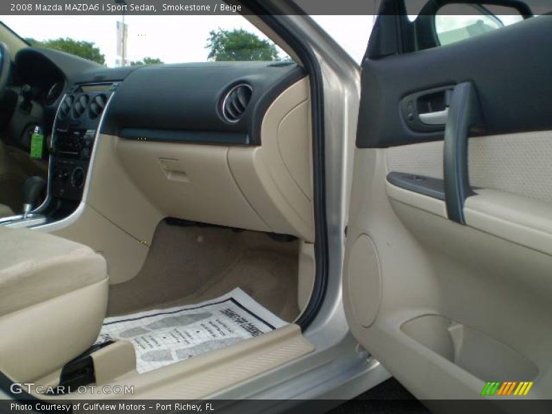 Smokestone / Beige 2008 Mazda MAZDA6 i Sport Sedan