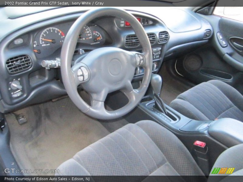 Ivory White / Gray 2002 Pontiac Grand Prix GTP Sedan