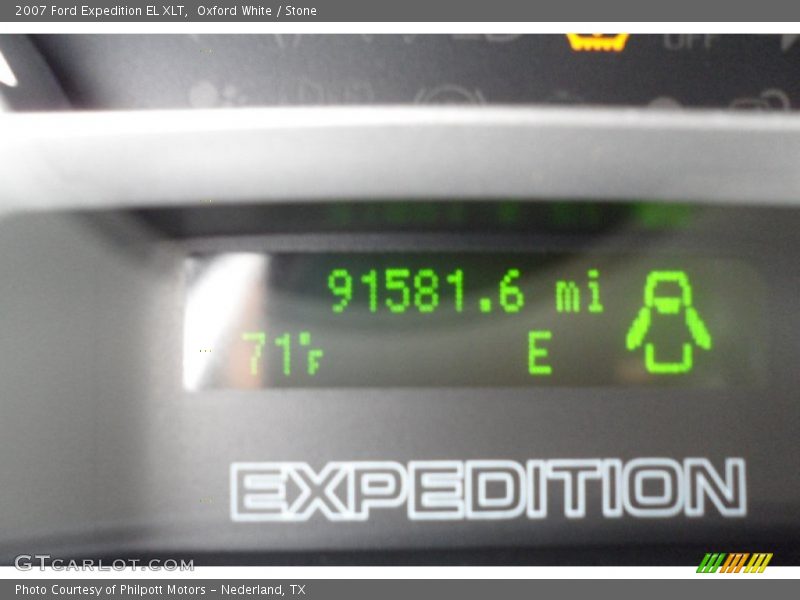 Oxford White / Stone 2007 Ford Expedition EL XLT
