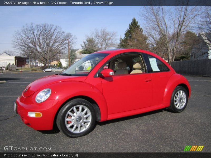 Tornado Red / Cream Beige 2005 Volkswagen New Beetle GLS Coupe