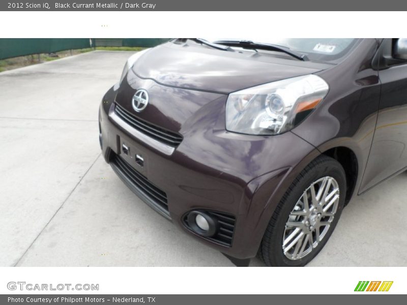 Black Currant Metallic / Dark Gray 2012 Scion iQ
