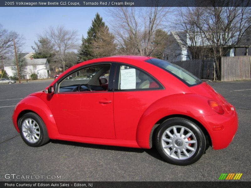 Tornado Red / Cream Beige 2005 Volkswagen New Beetle GLS Coupe
