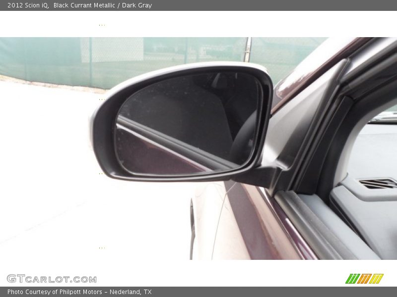 Black Currant Metallic / Dark Gray 2012 Scion iQ