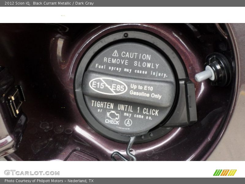 Black Currant Metallic / Dark Gray 2012 Scion iQ