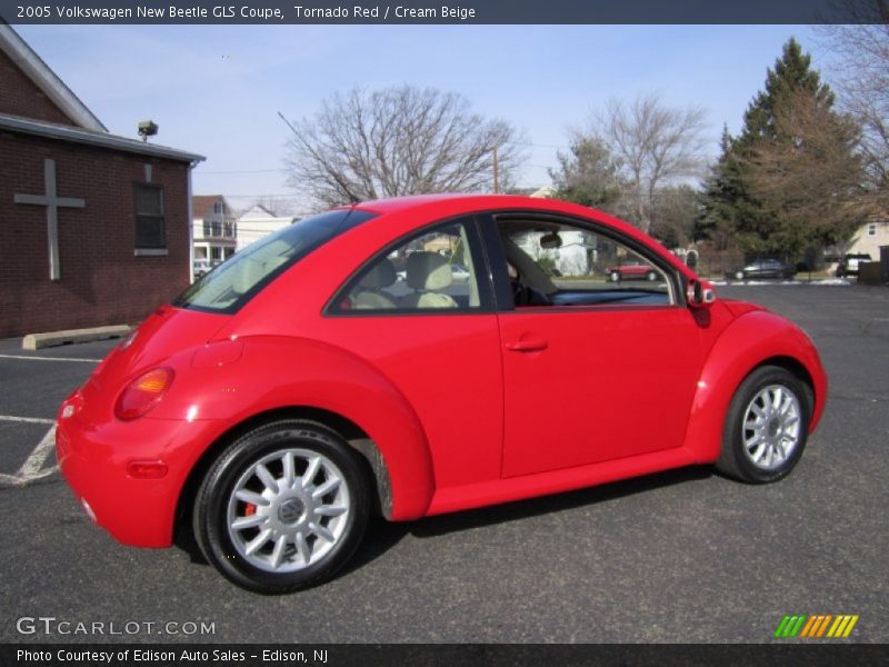 Tornado Red / Cream Beige 2005 Volkswagen New Beetle GLS Coupe
