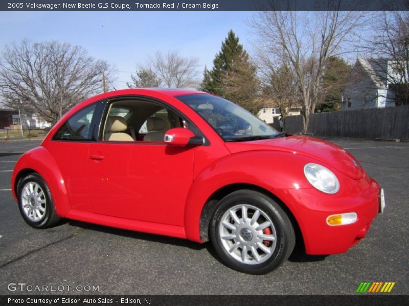 Tornado Red / Cream Beige 2005 Volkswagen New Beetle GLS Coupe