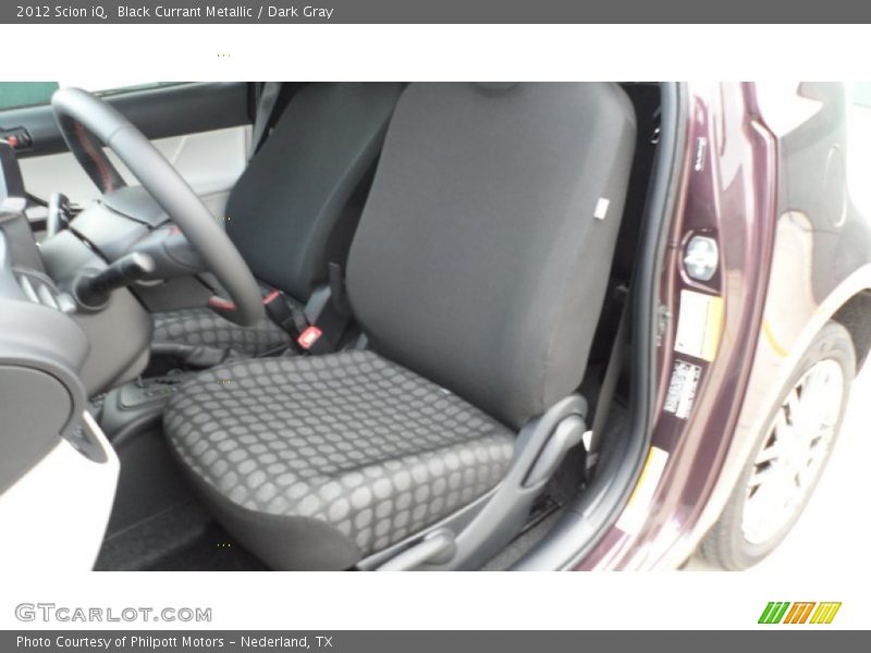 Black Currant Metallic / Dark Gray 2012 Scion iQ