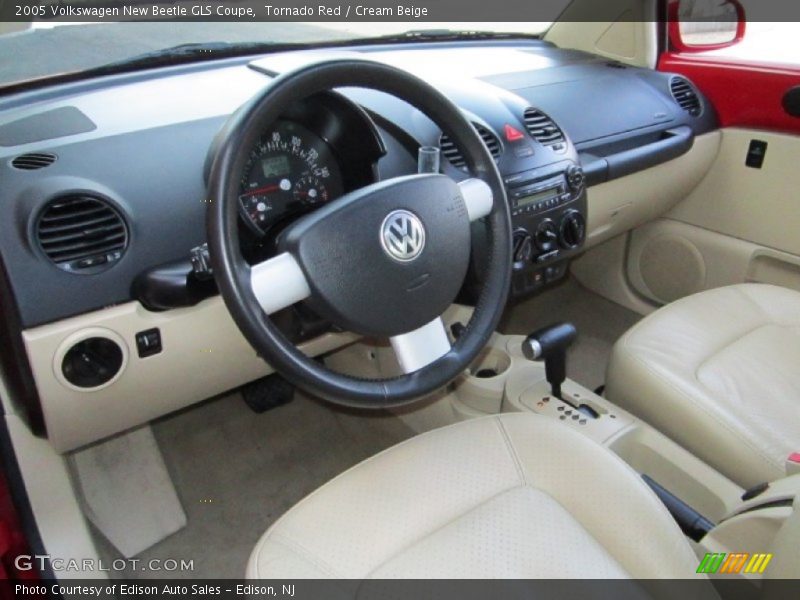 Cream Beige Interior - 2005 New Beetle GLS Coupe 