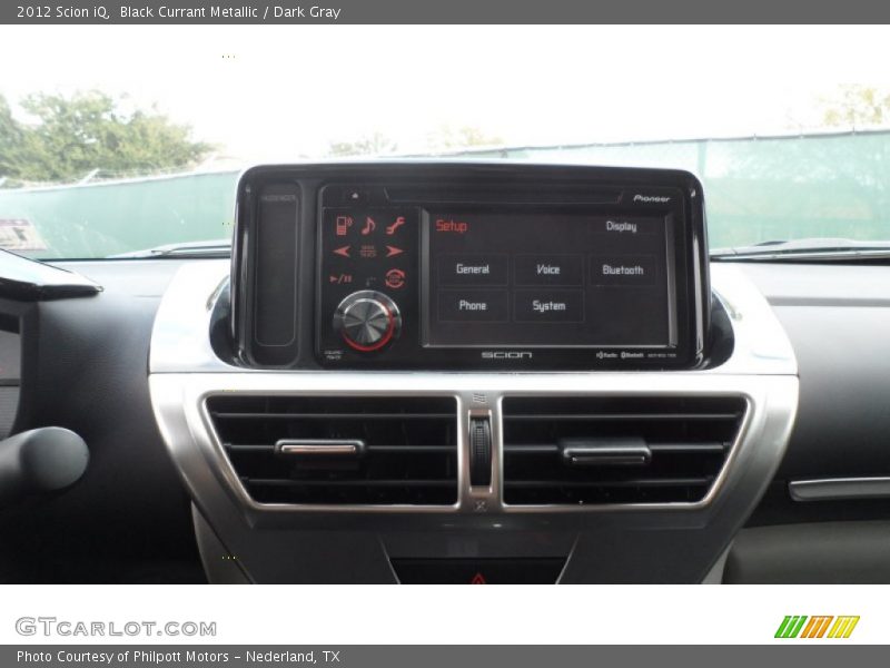 Black Currant Metallic / Dark Gray 2012 Scion iQ