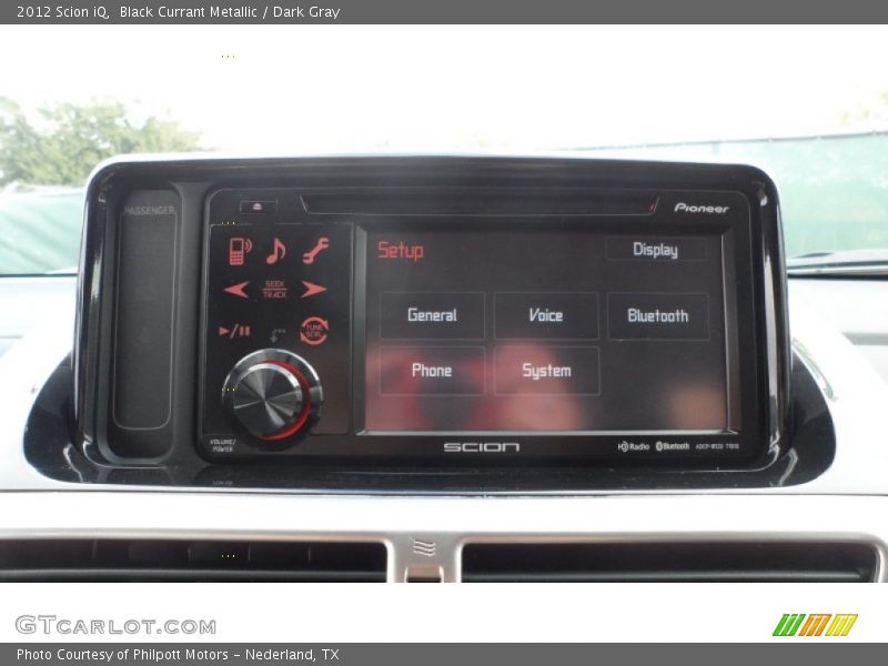 Black Currant Metallic / Dark Gray 2012 Scion iQ