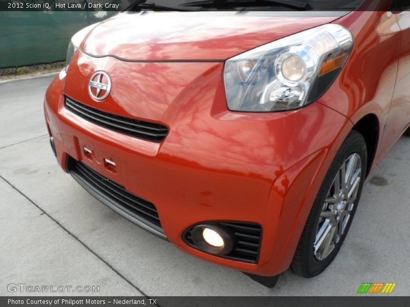 Hot Lava / Dark Gray 2012 Scion iQ