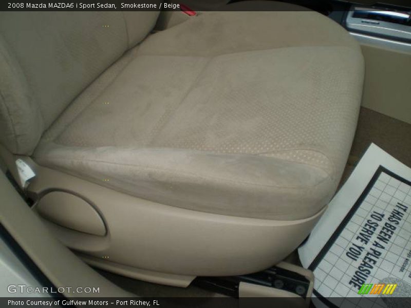 Smokestone / Beige 2008 Mazda MAZDA6 i Sport Sedan