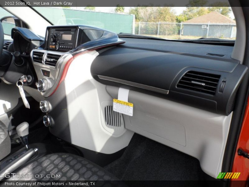 Dashboard of 2012 iQ 