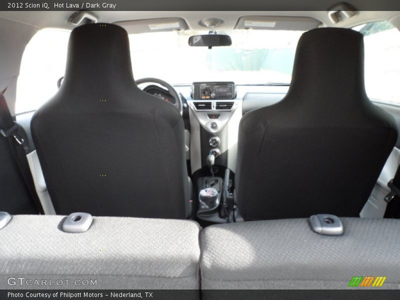 Hot Lava / Dark Gray 2012 Scion iQ