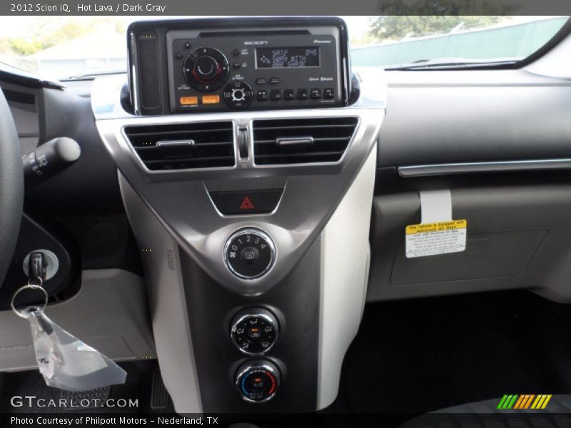 Hot Lava / Dark Gray 2012 Scion iQ