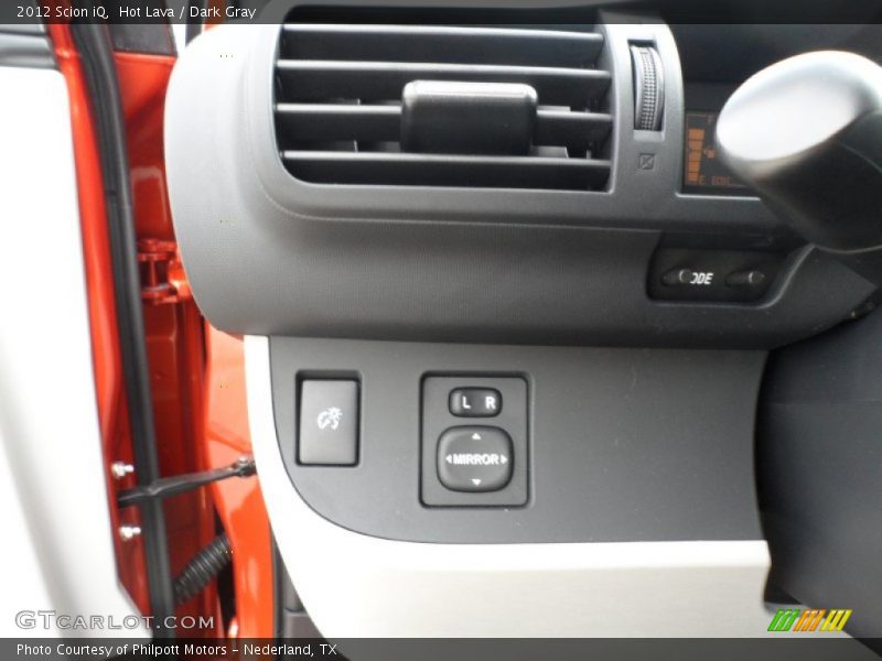 Hot Lava / Dark Gray 2012 Scion iQ