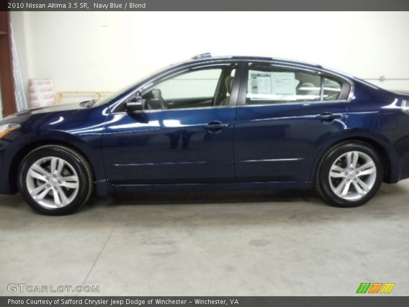 Navy Blue / Blond 2010 Nissan Altima 3.5 SR