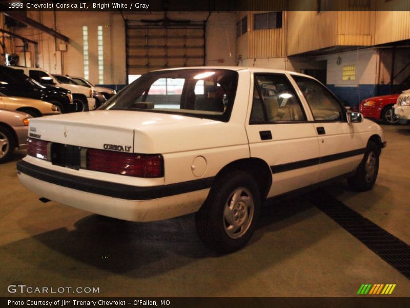 Bright White / Gray 1993 Chevrolet Corsica LT