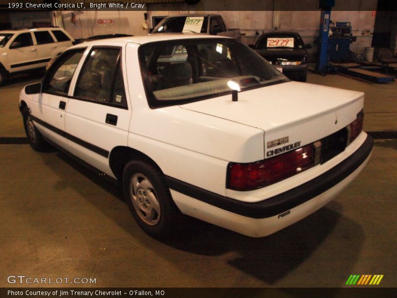 Bright White / Gray 1993 Chevrolet Corsica LT